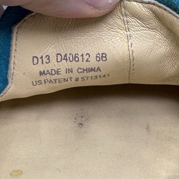 Cole Haan Sabrina Wool Charcoal Gray Teal Loafers Slip On Flats Women’s Sz 6B - Picture 9 of 10